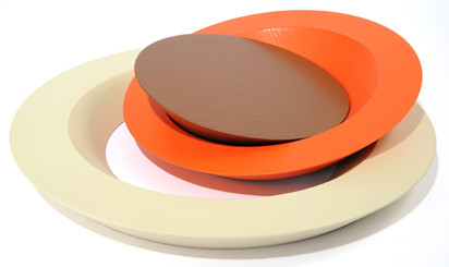 Farbig, praktisch, formvollendet: Matali Crasset und Pierre Hermé dachten sich dieses Backset für Alessi aus