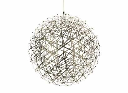 Gestaltet nach dem Prinzip der geodätischen Dome ist die neue Leuchte von Moooi mehr als die Summe ihrer Teile