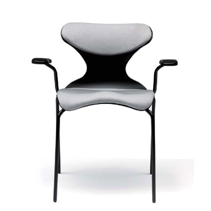 Wie ein Abdruck des menschlichen Körpers: organisch geformter Stuhl von Foreign Office Architects für Dynamobel