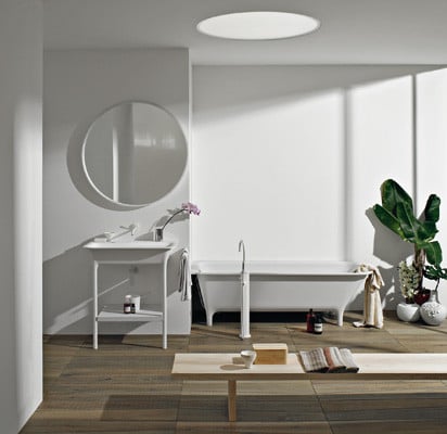 Tradition gepaart mit zeitgenössischer Ästhetik: die Badewanne von Ludovica und Roberto Palomba