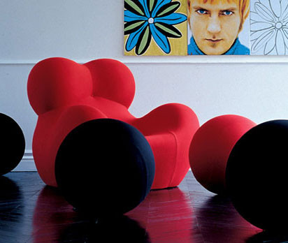 Sessel mit Überraschungseffekt: Gaetano Pesces Klassiker von 1969. 