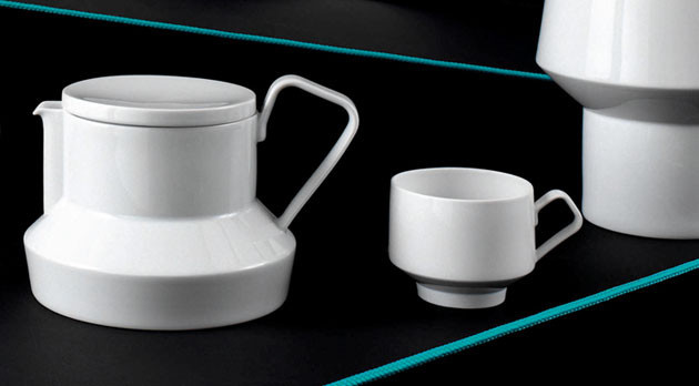 Porzellanservice von Christophe de la Fontaine für Rosenthal