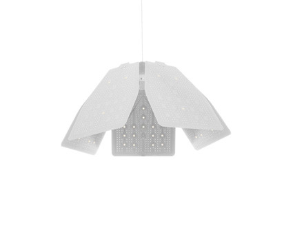 Auch LED kann wohnlich sein: Matali Crassets Pendelleuchte für Danese