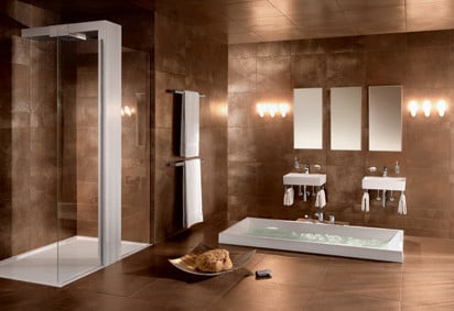 Extrem flach und dadurch bequem zum Einsteigen ist die Duschtasse "Squaro"