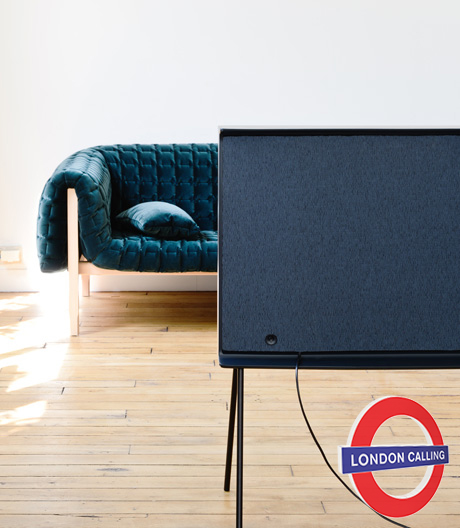 Der Fernseher darf zurück in die Wohnung: neuer Entwurf von den Bouroullecs für Samsung.