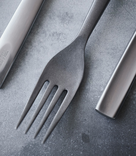 Gesamtkunstwerk für Hand und Mund: Besteckset von Snøhetta, Table Noir und Sterne-Koch Thorsten Schmidt.