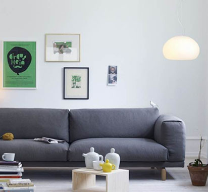 Claesson Koivisto Rune schufen für Muuto ein leuchtendes Designelement mit weichen Formen