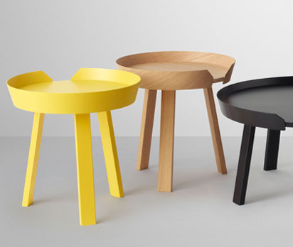 Sichere Kante: die Beistelltische der Serie Around von Thomas Bentzen für Muuto