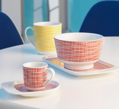 Arzberg setzt auf ein junges Publikum und kombiniert ein Dekor aus den Fünfzigern mit einer Form aus den Dreißigern