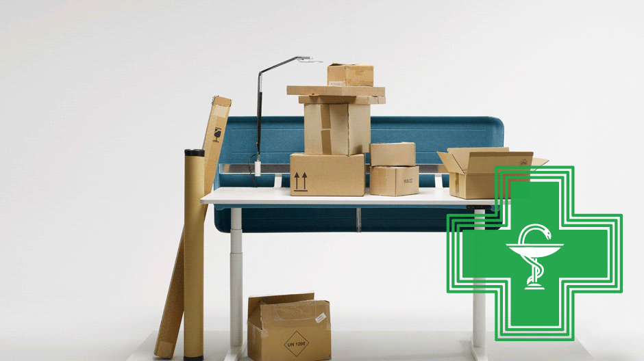 Mit Vitras Steh-Sitz-Tischfamilie von den Bouroullecs kommt Bewegung ins Büro