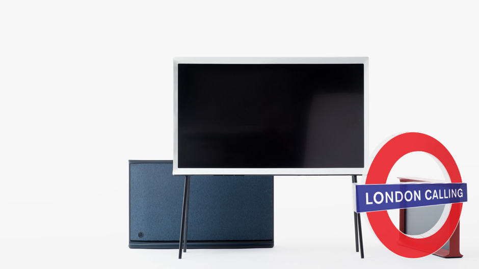 Der Fernseher darf zurück in die Wohnung: neuer Entwurf von den Bouroullecs für Samsung.