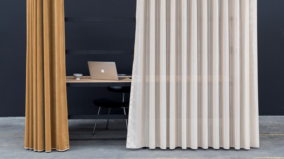 Vorhang auf: Ein modulares Raumsystem von Alain Gilles.