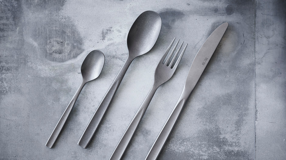 Gesamtkunstwerk für Hand und Mund: Besteckset von Snøhetta, Table Noir und Sterne-Koch Thorsten Schmidt.