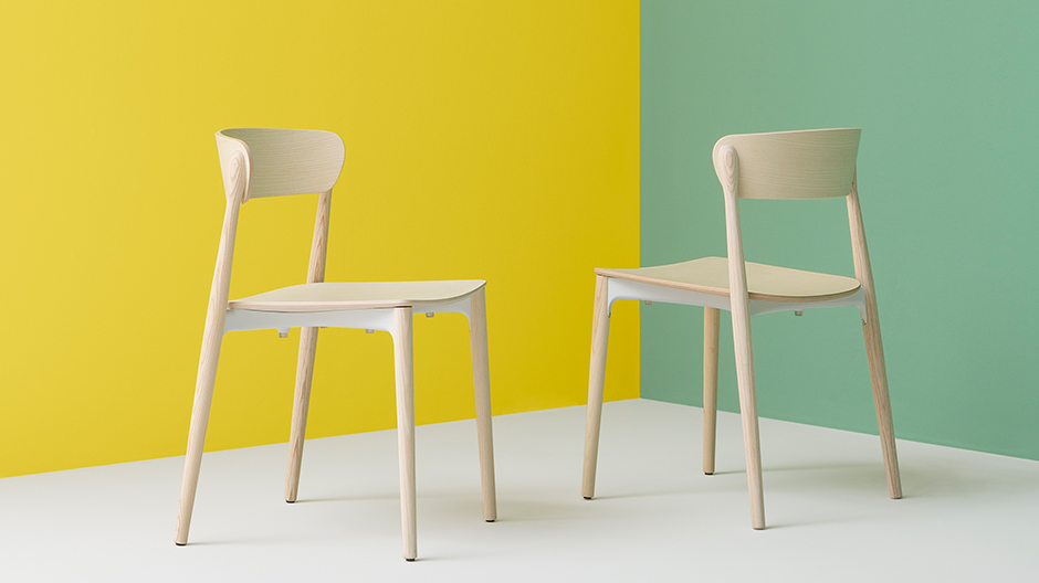 Elegante neue Stuhlfamilie von Pedrali