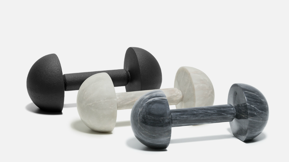 Marmorhanteln von Alexander Lervik für Tingest