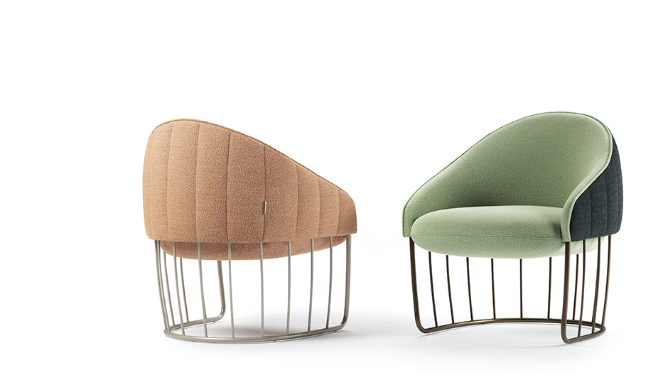 Klein und fein: kompakter Sessel von Sancal