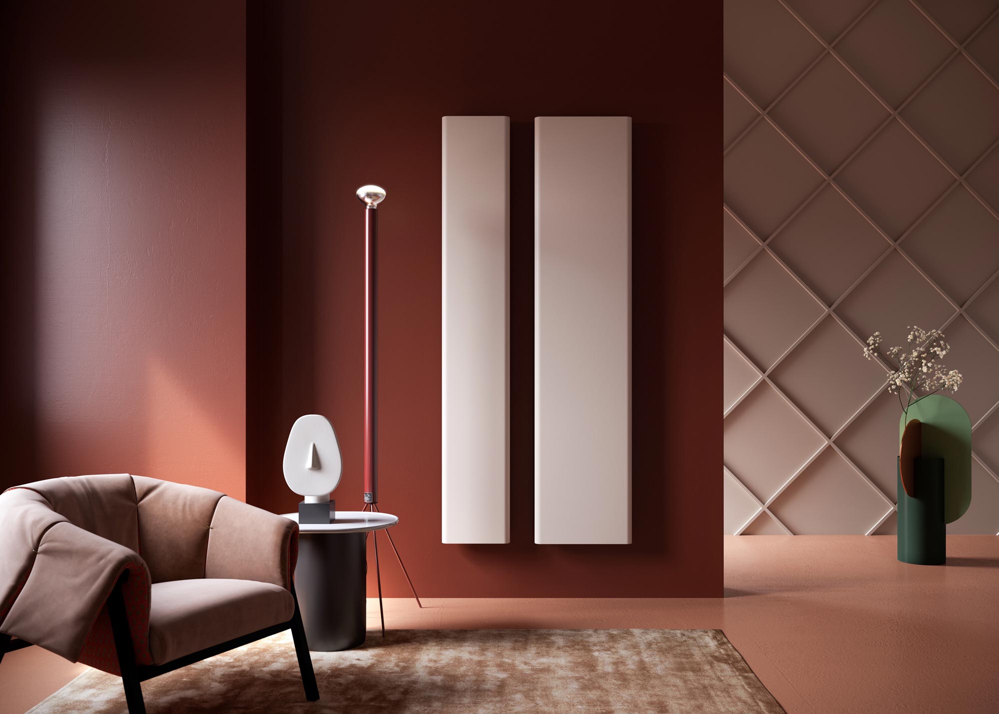 Minimalistischer Heizkörper von Andrea Crosetta für Antrax