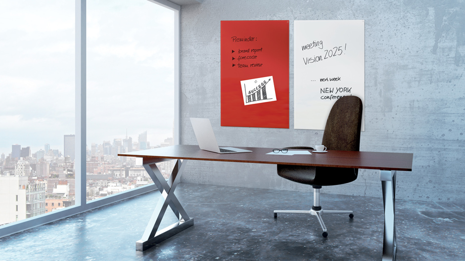 Multifunktionale Glas-Magnetboards von Sigel