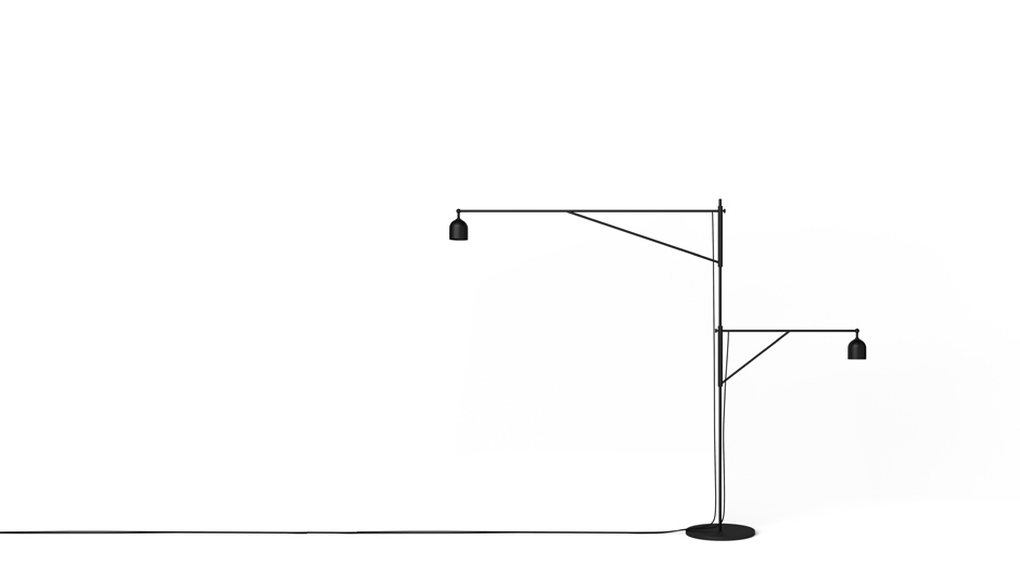 Interpretation geläufiger Formen mit einem einfachen Entwurf: Stehleuchte von Karakter Copenhagen.