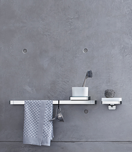 Die Ästhetik der Ordnung: Ein neues Zubehörsystem von Antonio Citterio für das Bad.