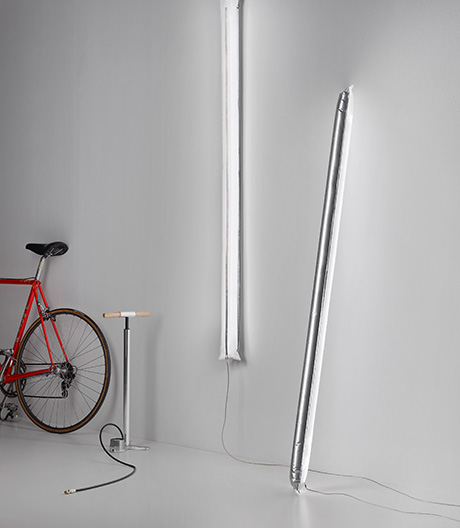 Typisch Ingo Maurer: Licht zum Aufblasen.