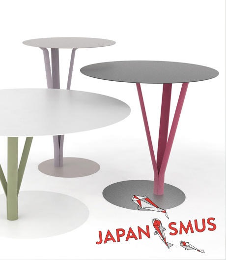 Nicht ganz astreines Tischchen: verästelter Beistelltisch von Ryosuke Fukusada für Bonaldo.