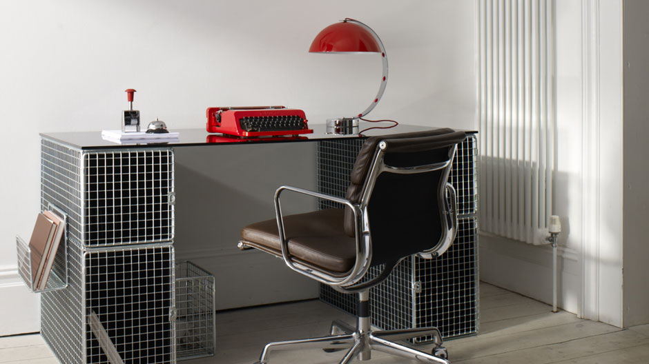 Drahtspinde von 1920 als Inspiration für eine neue Möbelkollektion.