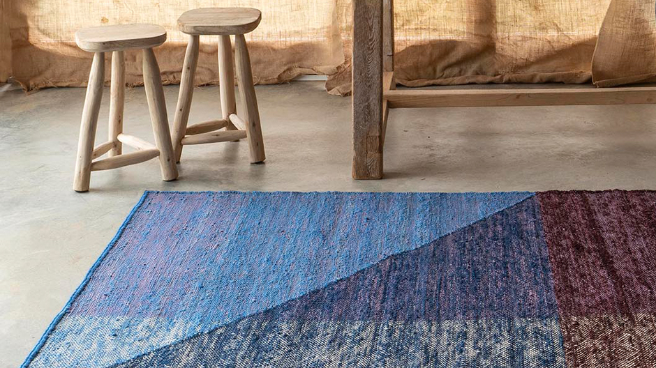 Farbenprächtiges Schattenspiel: Teppichkollektion von Mathias Hahn für Nanimarquina.