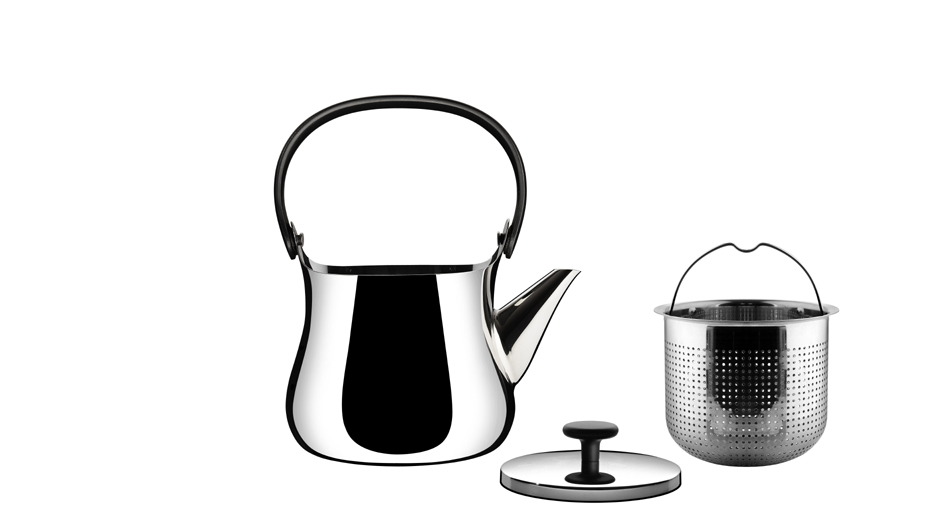 Japan trifft Italien in dieser Teekanne von Naoto Fukasawa für Alessi.