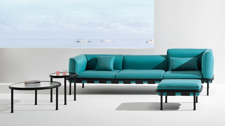 Gepolstertes Sonnenbaden: Sebastian Herkner möbliert für Emu den Außenraum