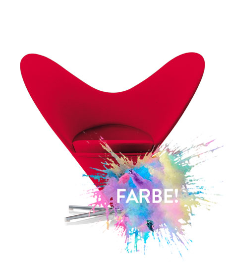 Going wild: Rot ist die Farbe der starken Emotionen.