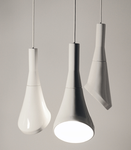 Theatralisch simpel: neue Keramikleuchte des portugiesischen Designers Rodrigo Vairinhos