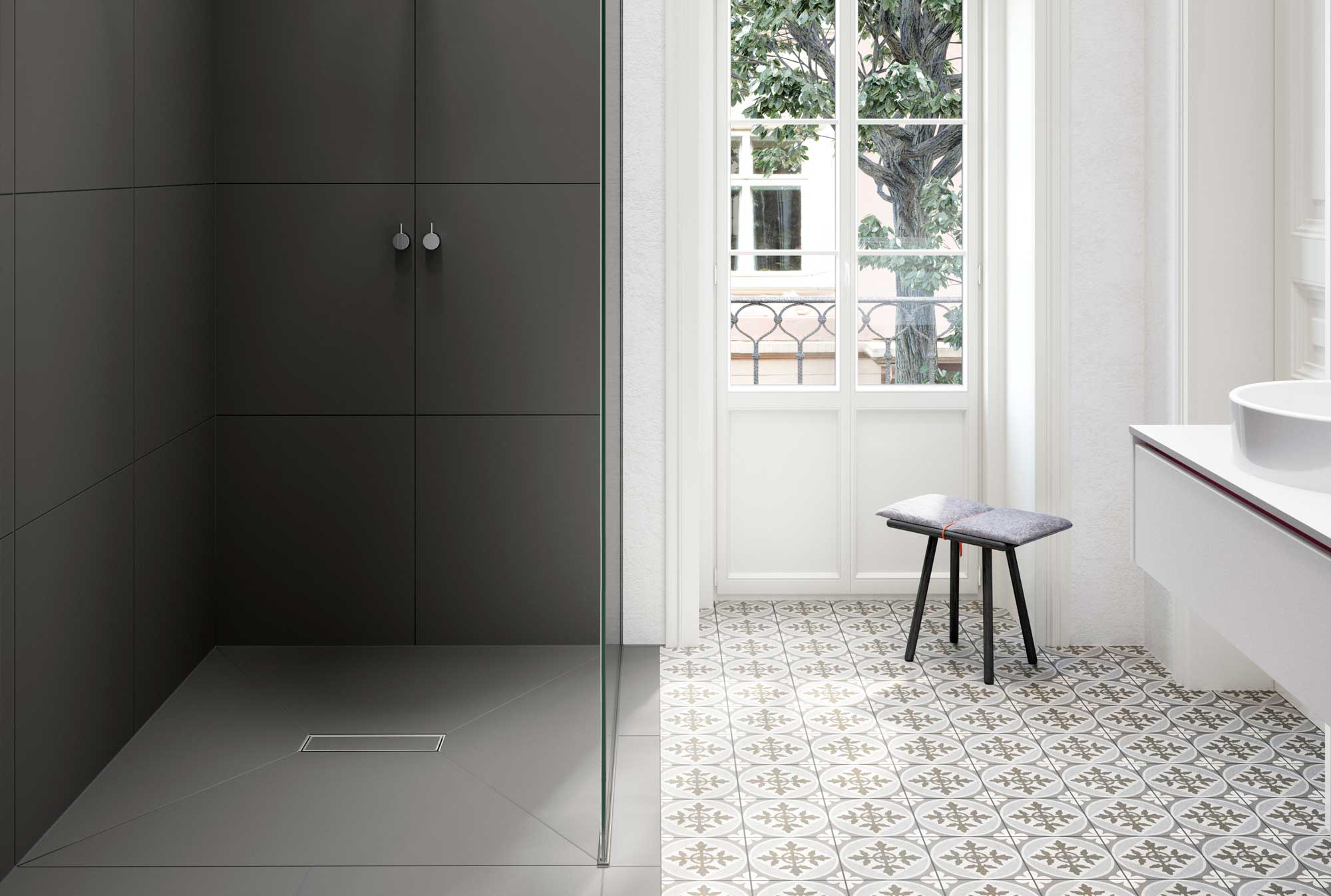 Neue Entwässerungslösung für bodengleiche Duschen von Dallmer