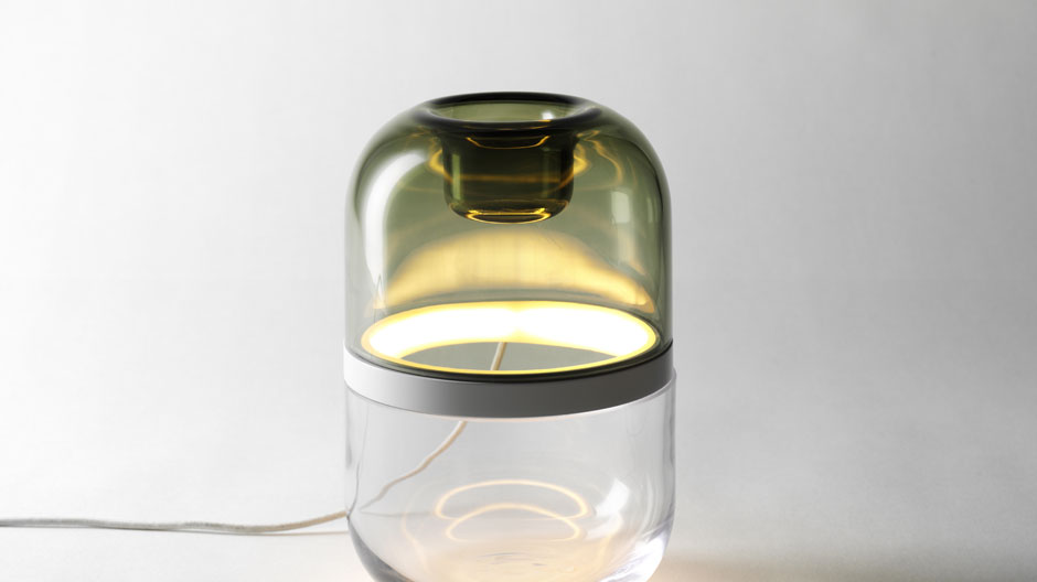 Ungewöhnlicher Materialmix: eine atmosphärische Leuchte von Design House Stockholm