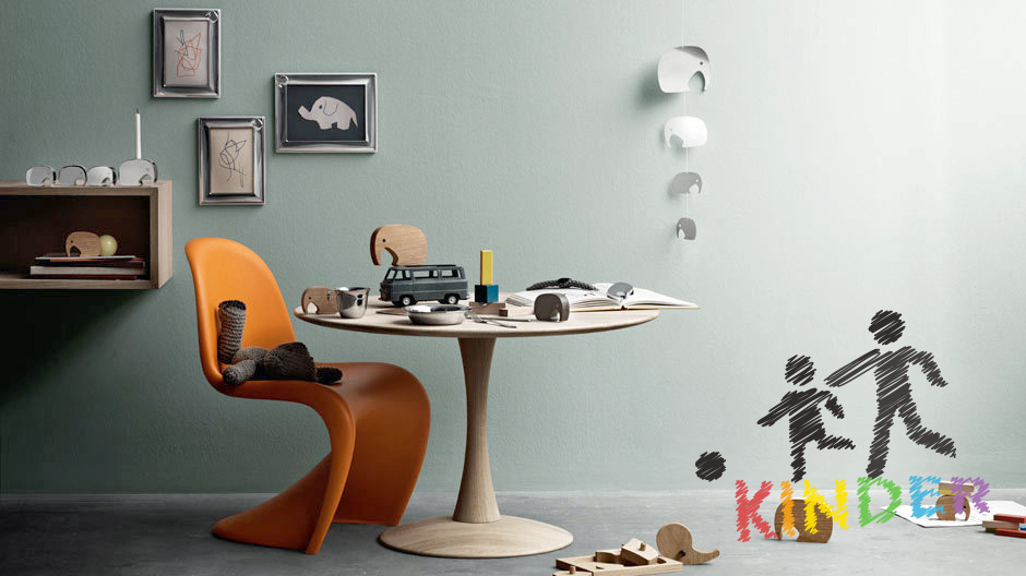 Der mit dem Rüssel: Georg Jensen erweitert seine beliebte Kollektion um schöne Dinge für das Kinderzimmer – Mobile, Kerzenhalter, Puzzle inklusive.