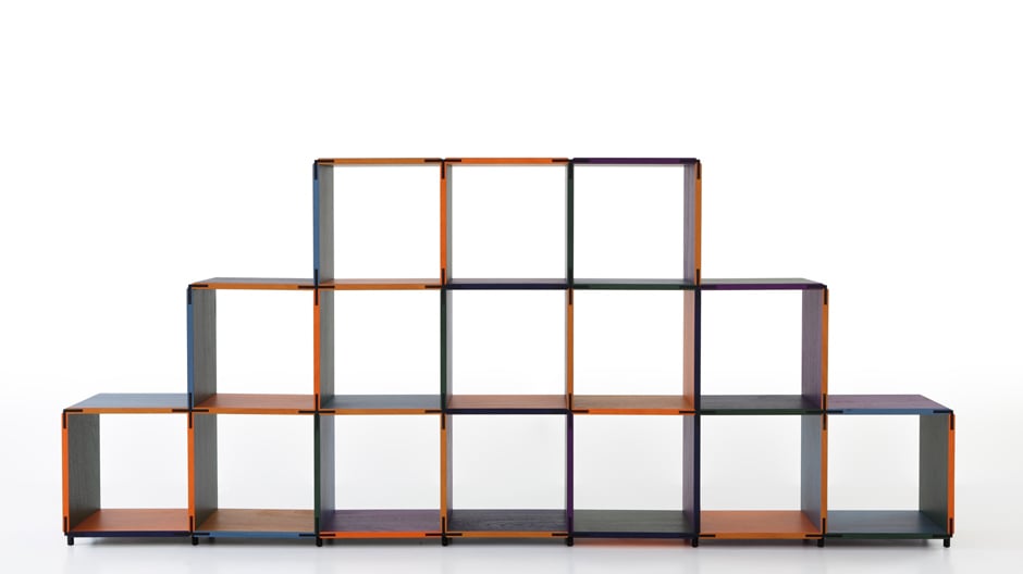 Endlose Weiten und wilde Farbwelten: Ein modulares Regalsystem von Werner Aisslinger für den italienischen Hersteller Porro