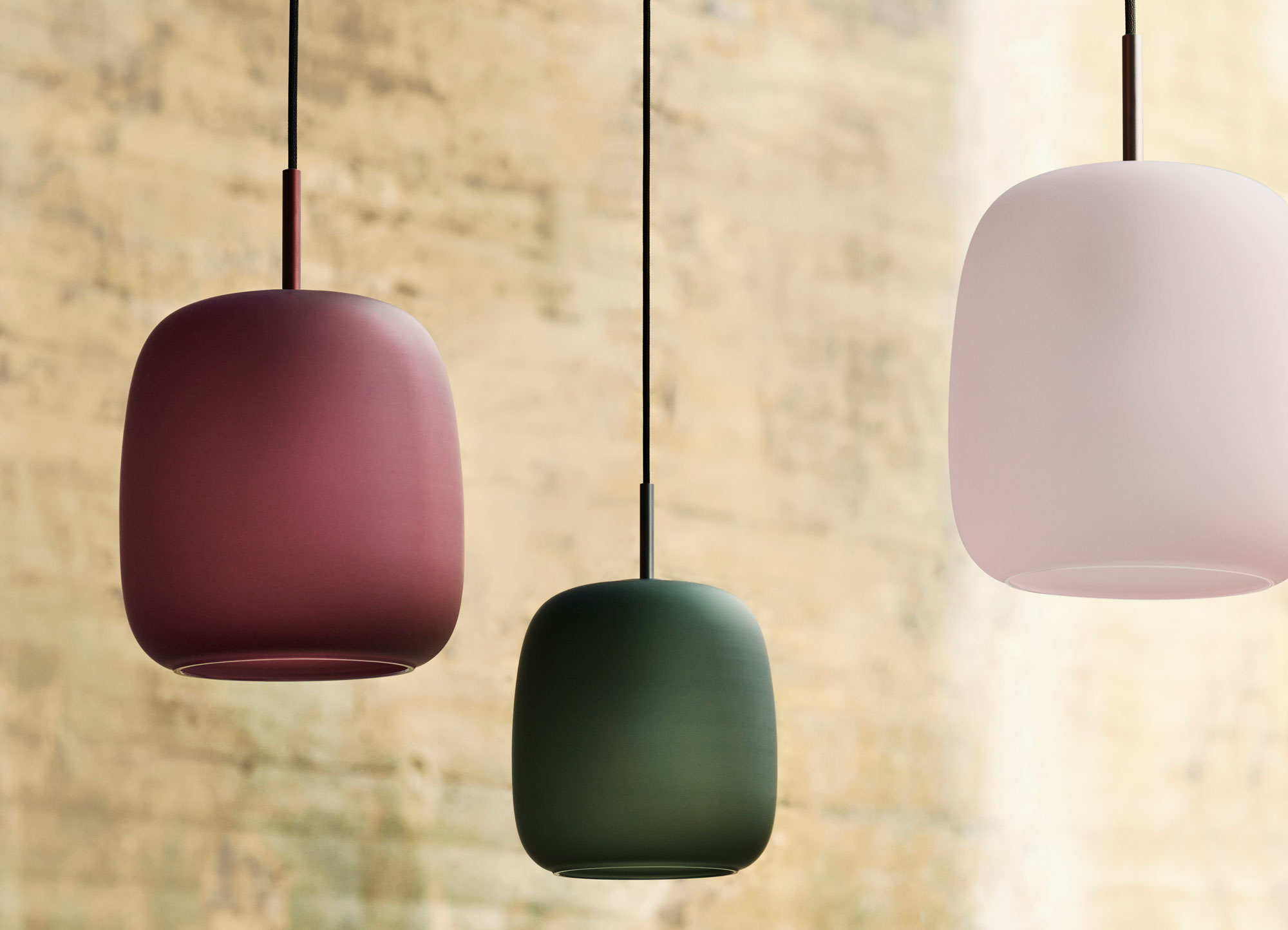 Pendelleuchte aus mundgeblasenem Glas von Fumie Shibata für Fritz Hansen