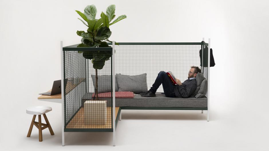 Unkonventionelle Raum-in-Raum-Lösung von Ronan und Erwan Bouroullec für Established & Sons