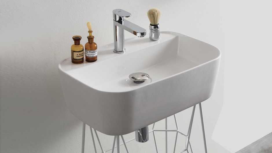 Neue Gestaltungsmöglichkeiten: Das Waschbecken von ex.t macht das Badezimmer wohnlicher