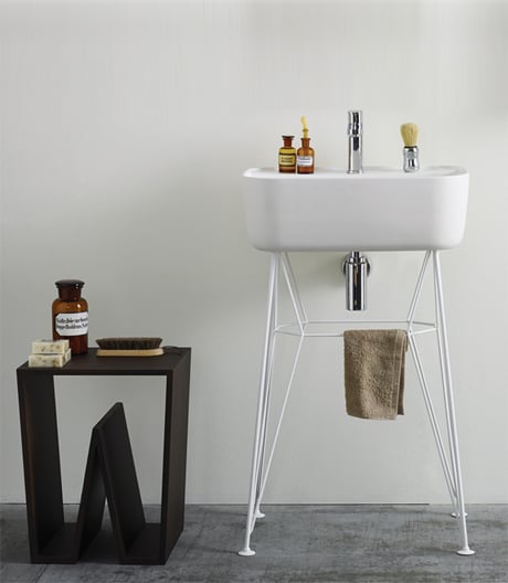 Neue Gestaltungsmöglichkeiten: Das Waschbecken von ex.t macht das Badezimmer wohnlicher