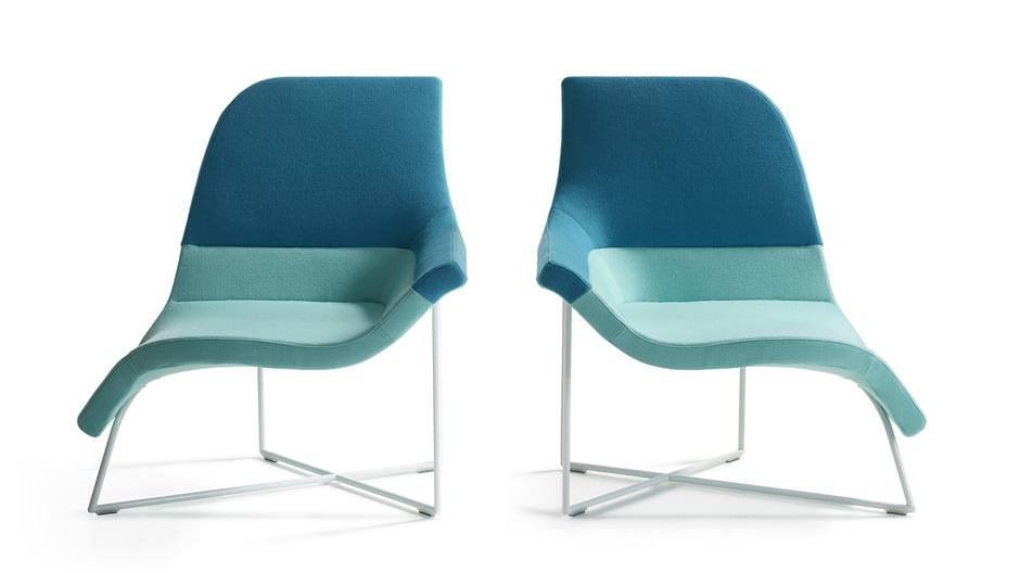 Kauern, lungern oder einfach nur sitzen: Im neuen Bürostuhl von UNStudio ist alles erlaubt!