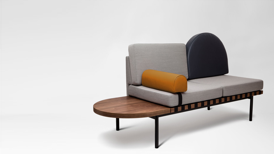 Klare Kante, weiche Polster: Das Designduo Pool hat für Petite Friture ein modulares Sitzmöbelsystem entwickelt