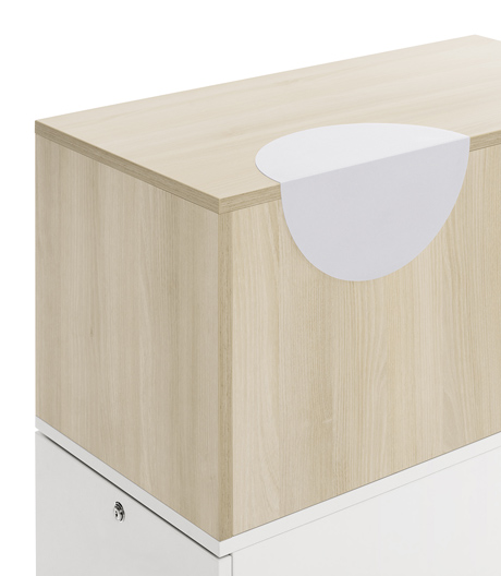 Mit seiner neuen Hochcontainerfamilie bietet Sedus Stauraum und Abschirmung gleichzeitig