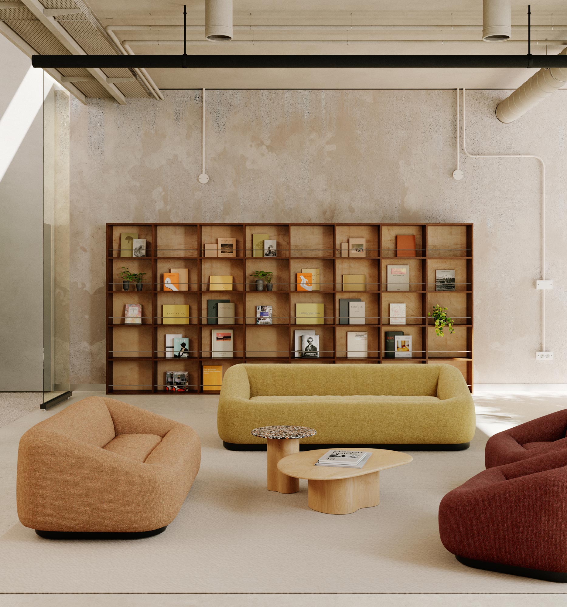 Zirkulärer Polstermonolith von Jean-Marie Massaud für Arper