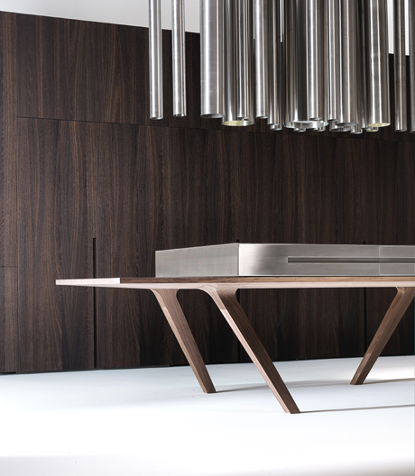 Die Küche ist das neue Wohnzimmer: eine Küche wie eine Skulptur von C+S Architects