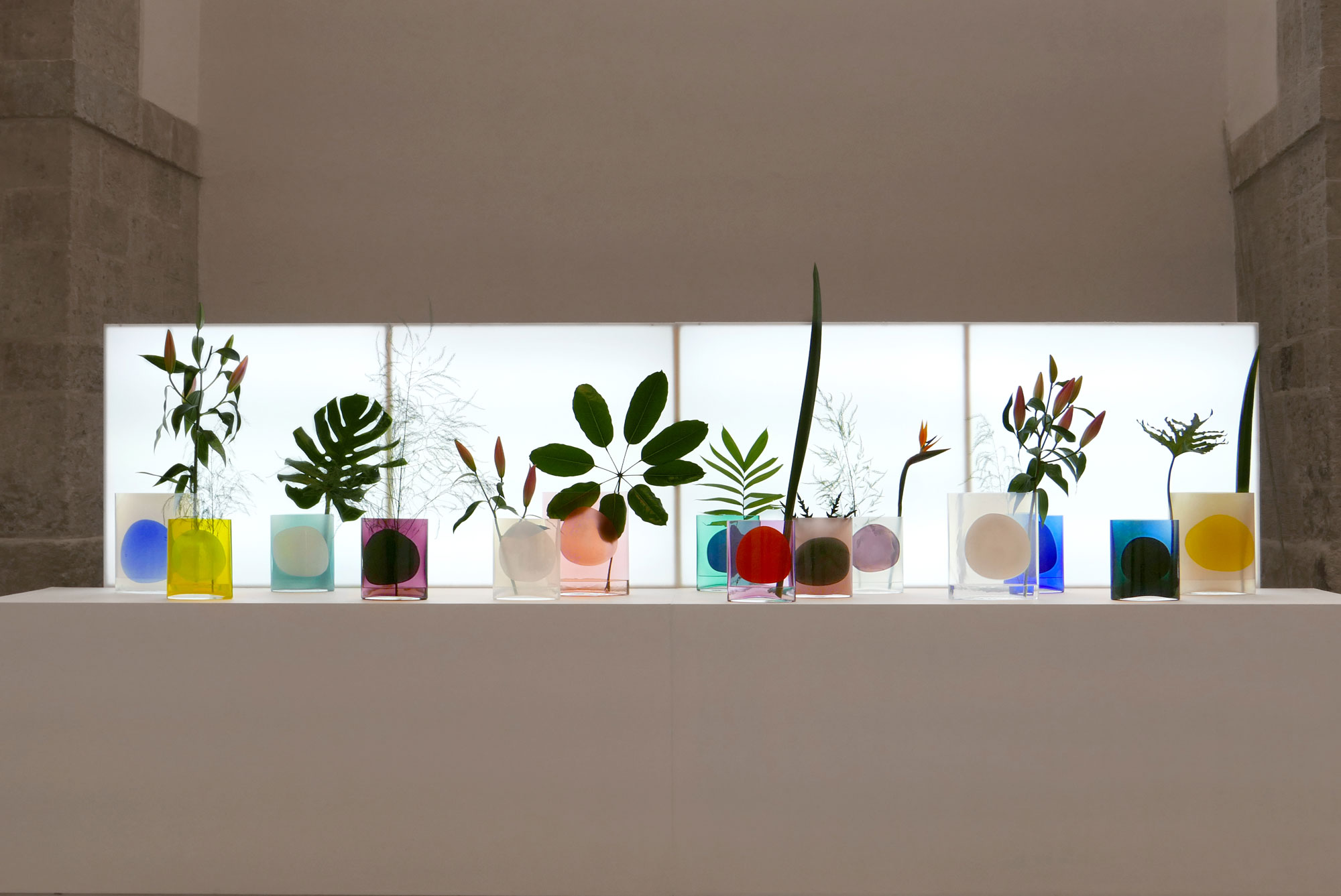 Mundgeblasene Glasvase von Julie Richoz für Nouvel Studio