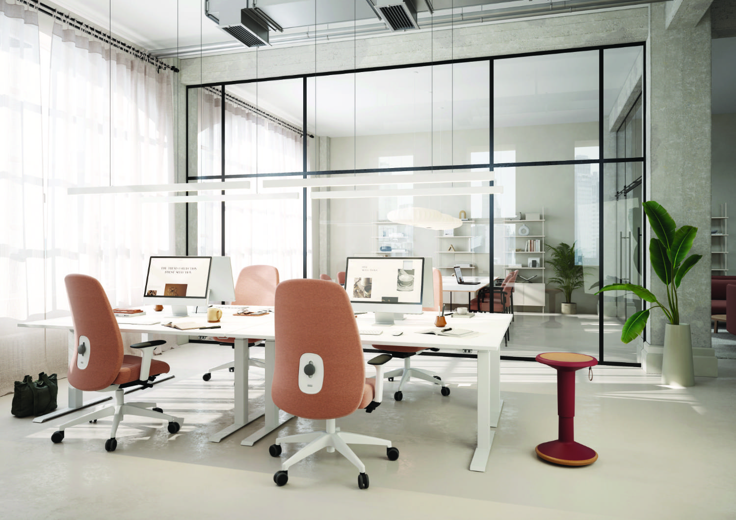 Hyggeliger Drehstuhl von Interstuhl