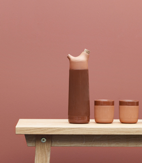 Down to Earth: Simon Legalds Karaffen- und Becher-Set für Normann Copenhagen