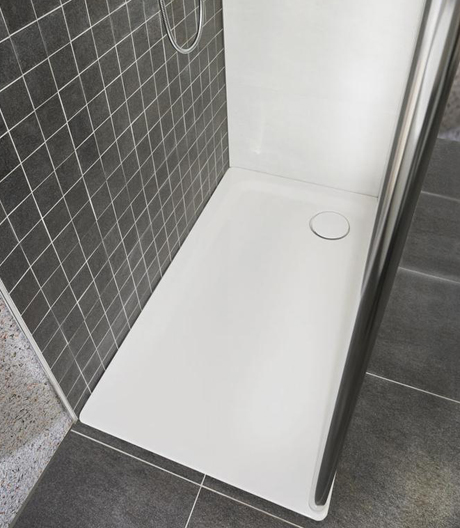 Die bodenbündige Duschwanne von Kaldewei macht ihrem Namen alle Ehre