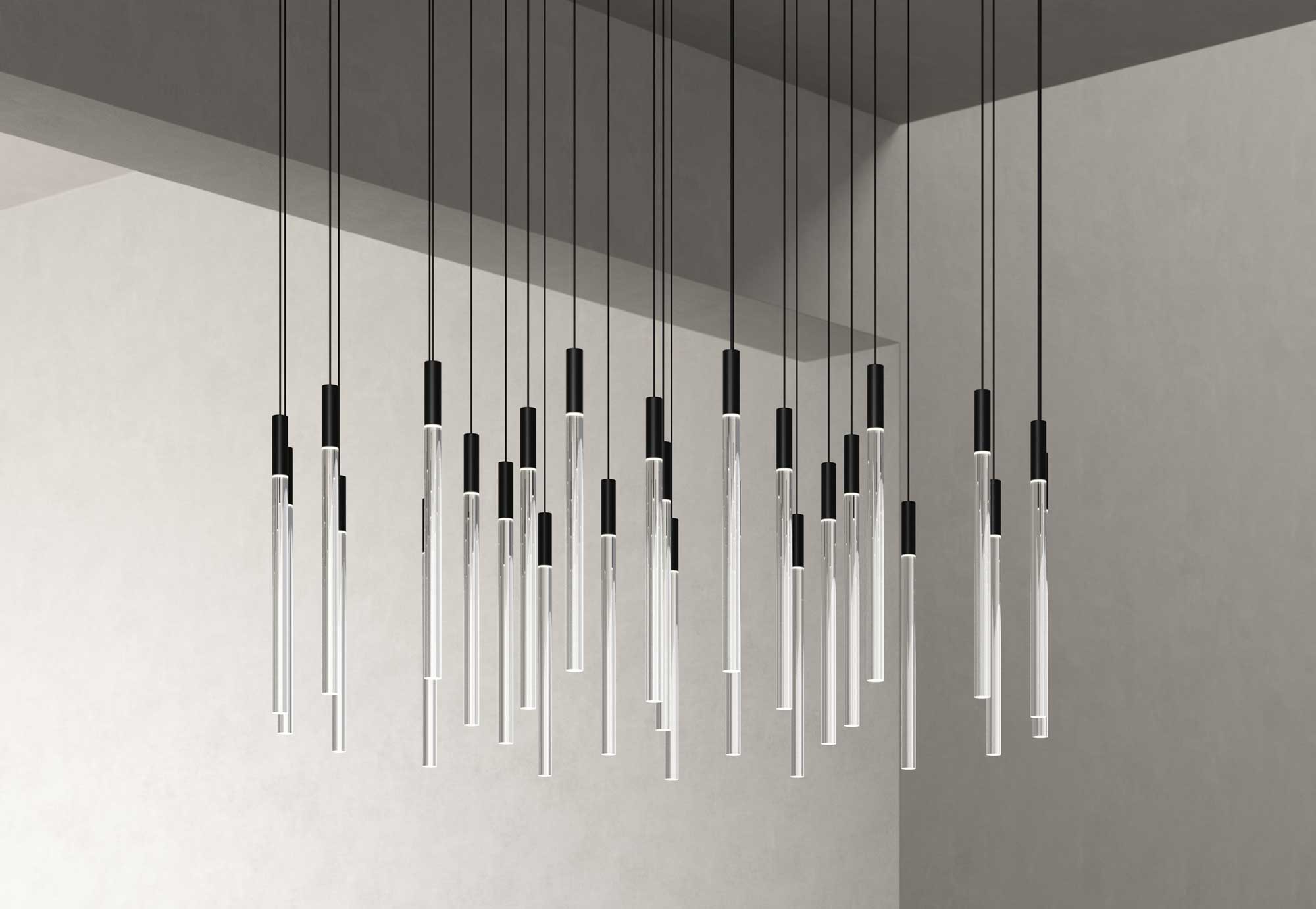 Karakter legt Angelo Mangiarottis Pendelleuchte neu auf